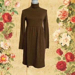 Brown turtle neck dress. NWT.